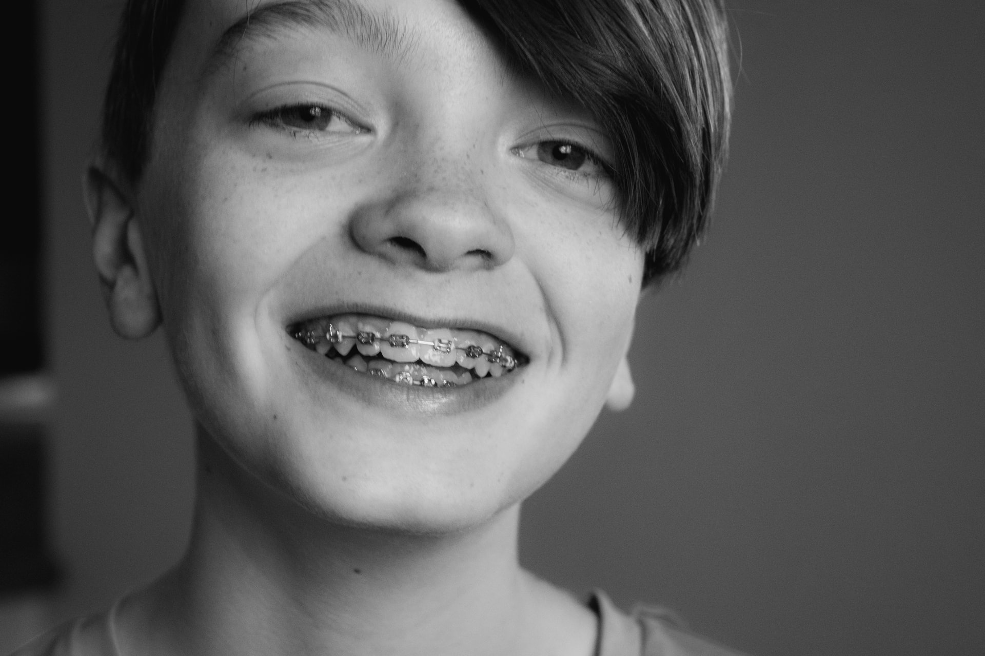 Smiling Kid with Braces