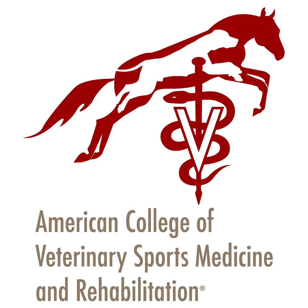 Logo of the American College of Veterinary Sports Medicine and Rehabilitation