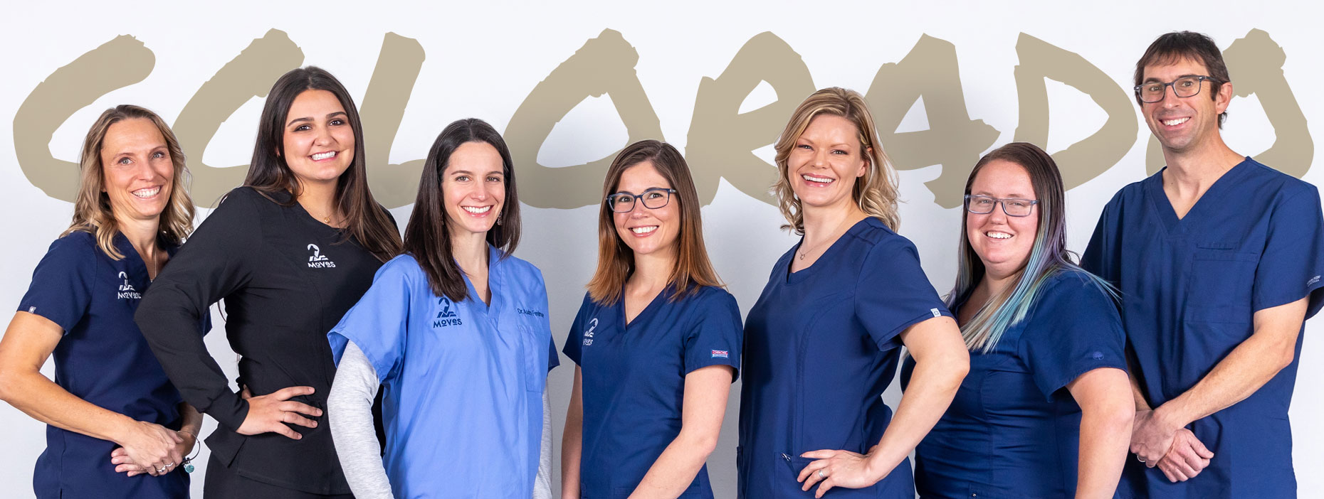 Team photo of MOVES mobile veterinary specialists in Colorado