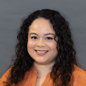 Portrait of MOVES veterinary assistant Fatima Vazquez who works with Dr. Amber Stiller in Texas