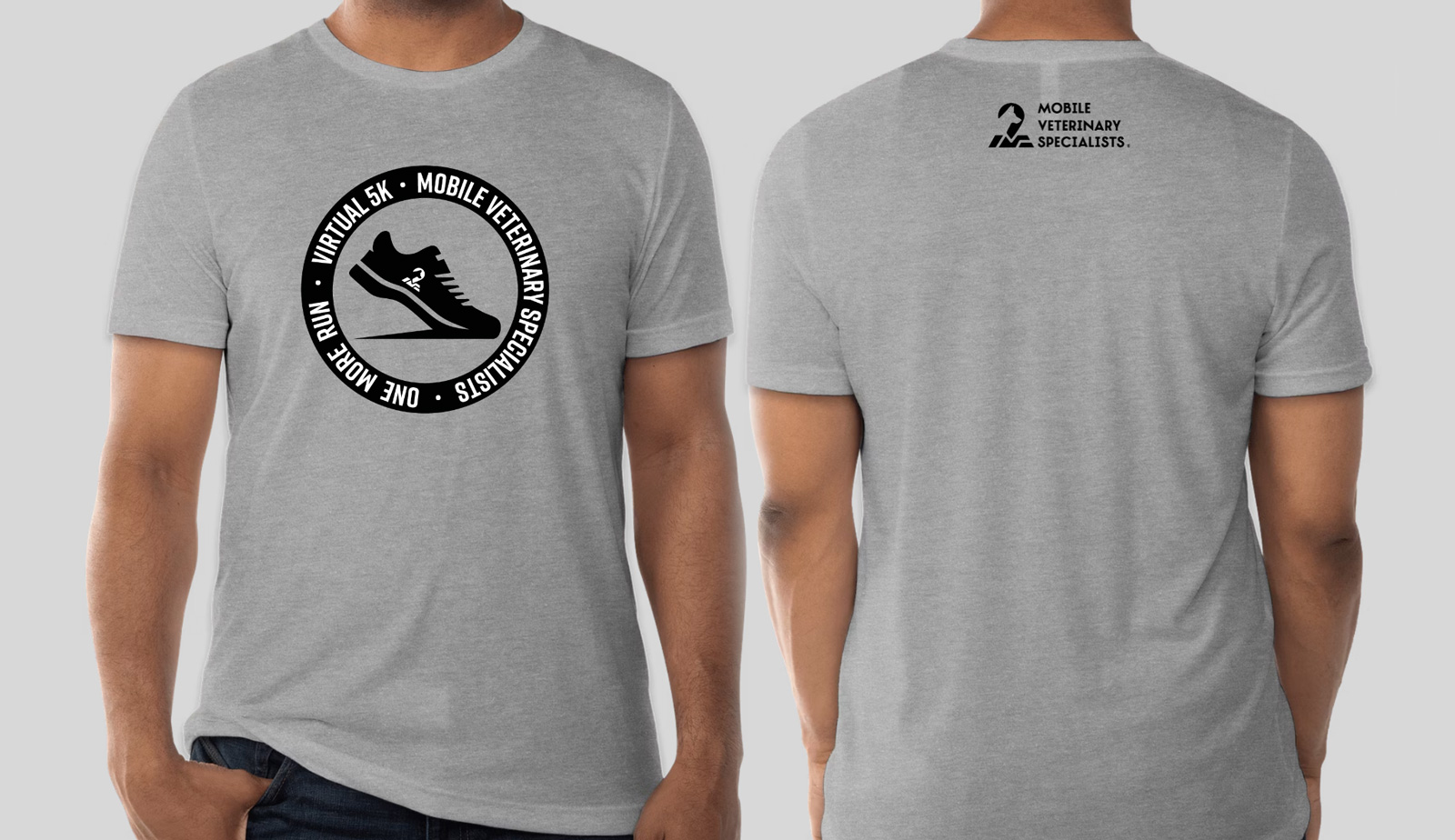 Virtual 5K T-Shirt One More Run Virtual 5K Participant T-Shirt Design